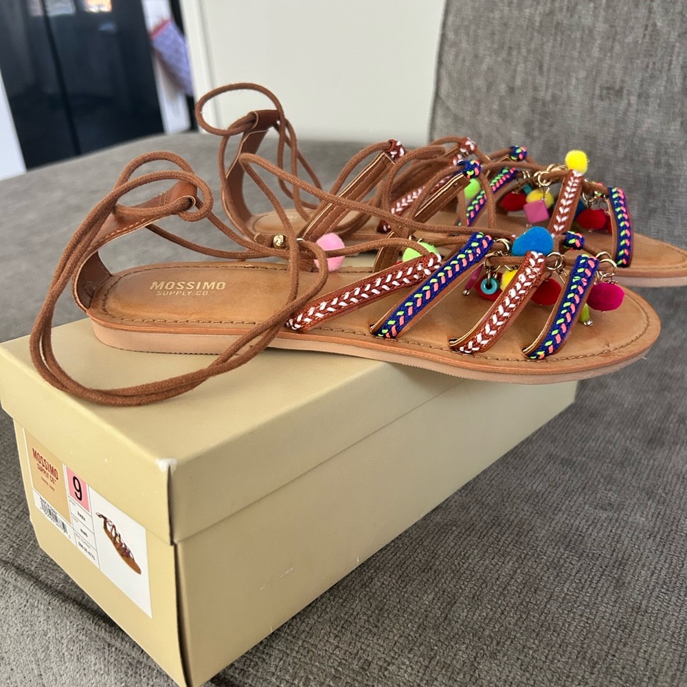 Target Multicolor Strappy Sandals - Picture 2 of 5